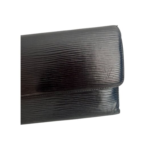 LOUIS VUITTON Black Epi Leather Long Wallet - Picture 4 of 11
